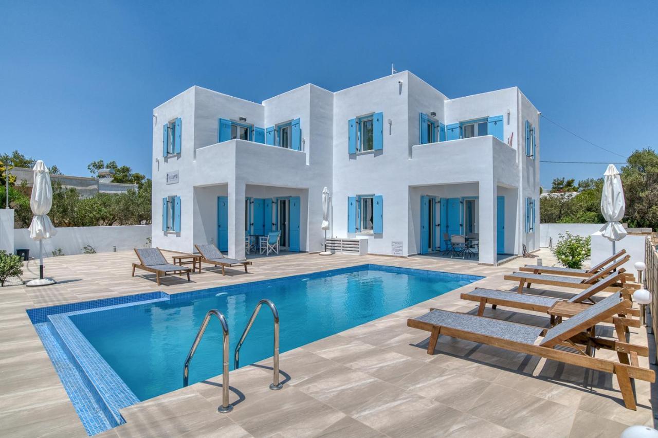 Ippocampos Seaside Serenity - Unwind At Paros Poolside Retreats Алікі Екстер'єр фото