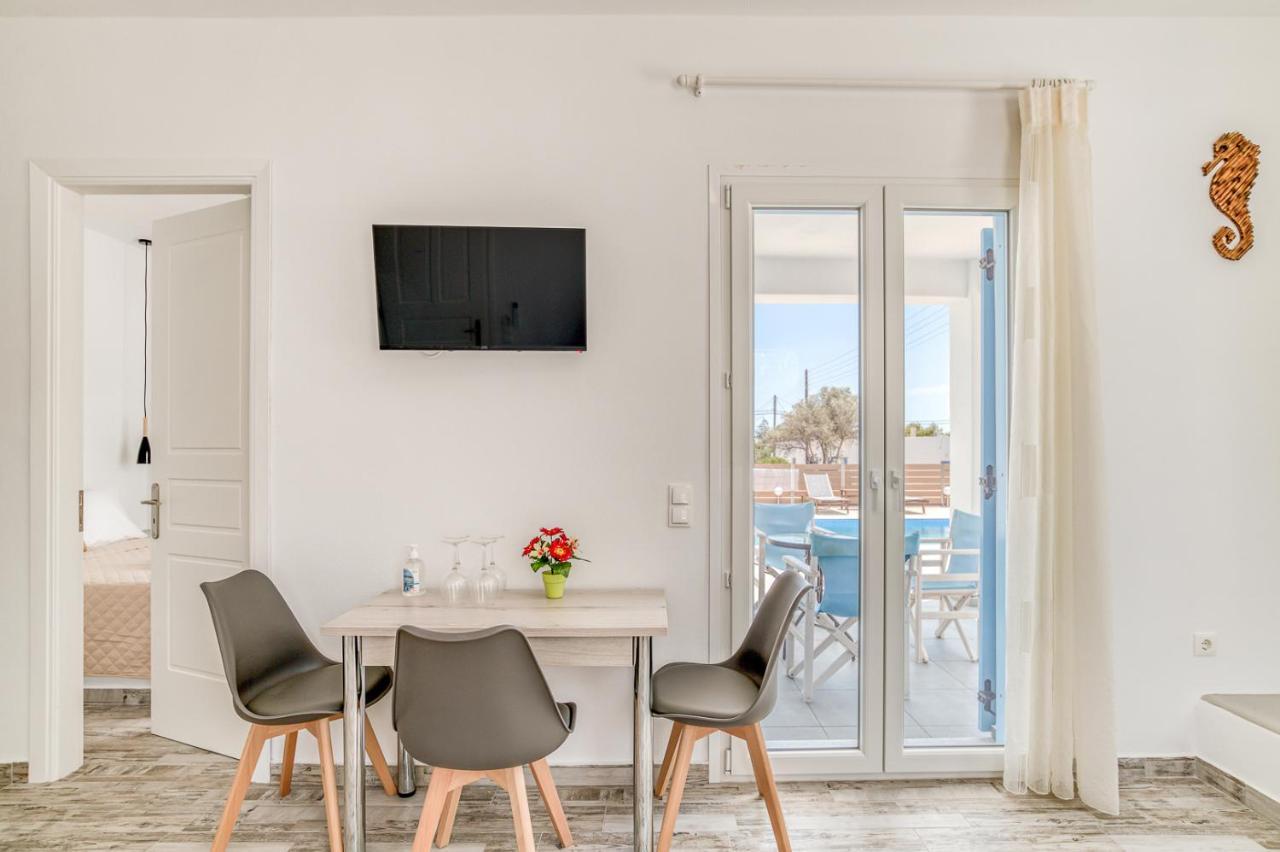 Ippocampos Seaside Serenity - Unwind At Paros Poolside Retreats Алікі Екстер'єр фото